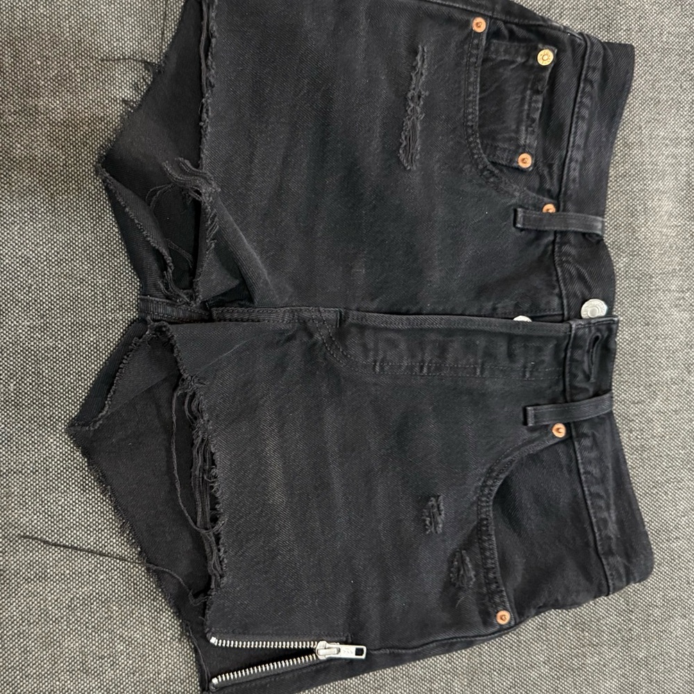 Levi’s 50 Black Denim Shorts